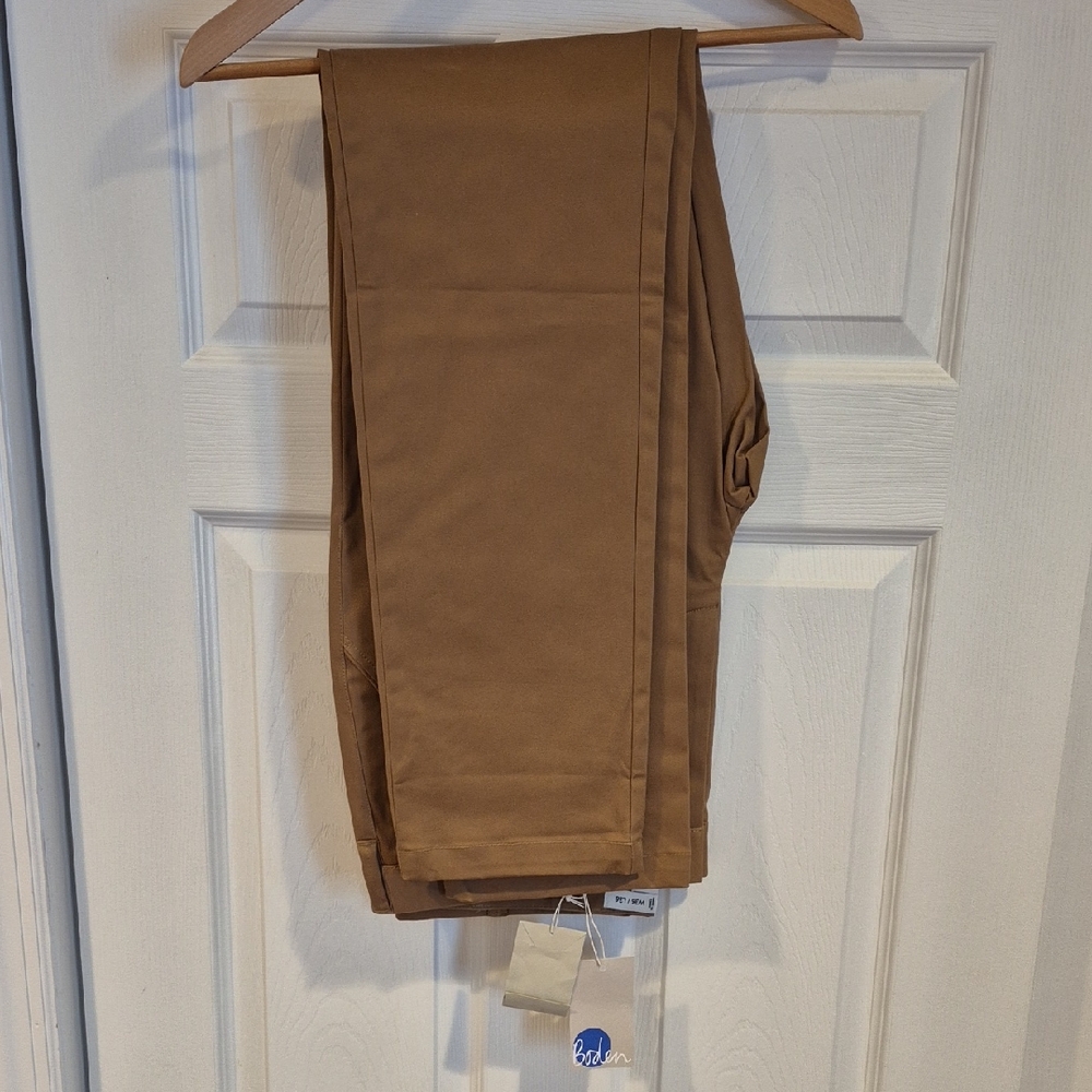 NWT Boden Slim FIT Men's Dark Khaki Chinos, 36x36